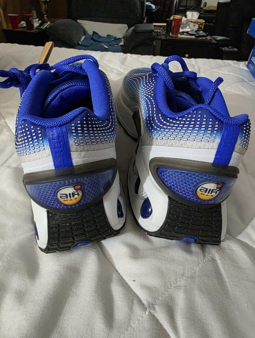 Nike Air Max DN, Size 9.5m New. Royal Blue Running Shoes - Picture 4 of 6